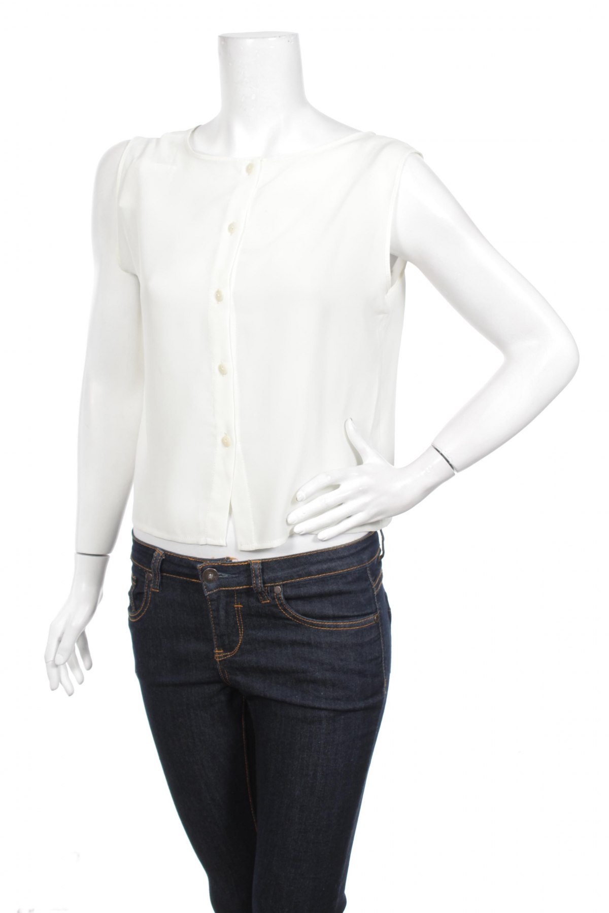 Γυναικείο πουκάμισο, Μέγεθος M, Χρώμα Εκρού, Τιμή 11,34 €