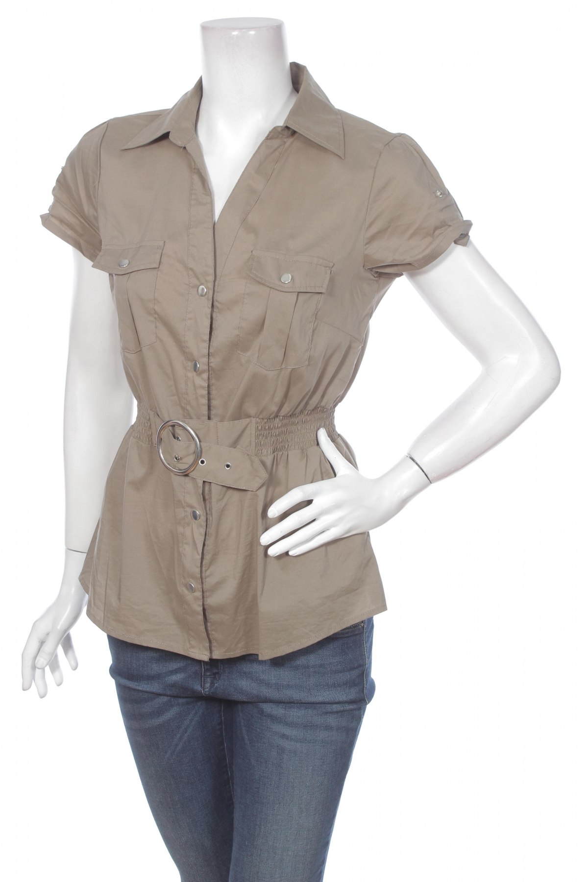 Γυναικείο πουκάμισο Ann Christine, Μέγεθος M, Χρώμα Πράσινο, Τιμή 11,13 €