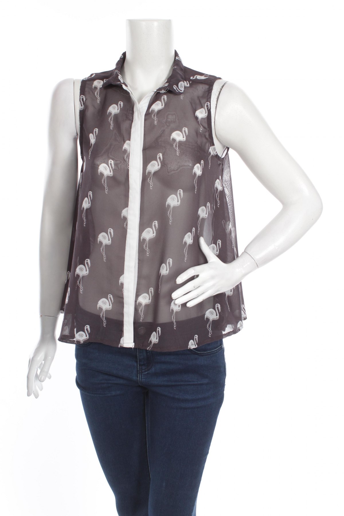 Γυναικείο πουκάμισο Atmosphere, Μέγεθος M, Χρώμα Γκρί, Τιμή 11,83 €