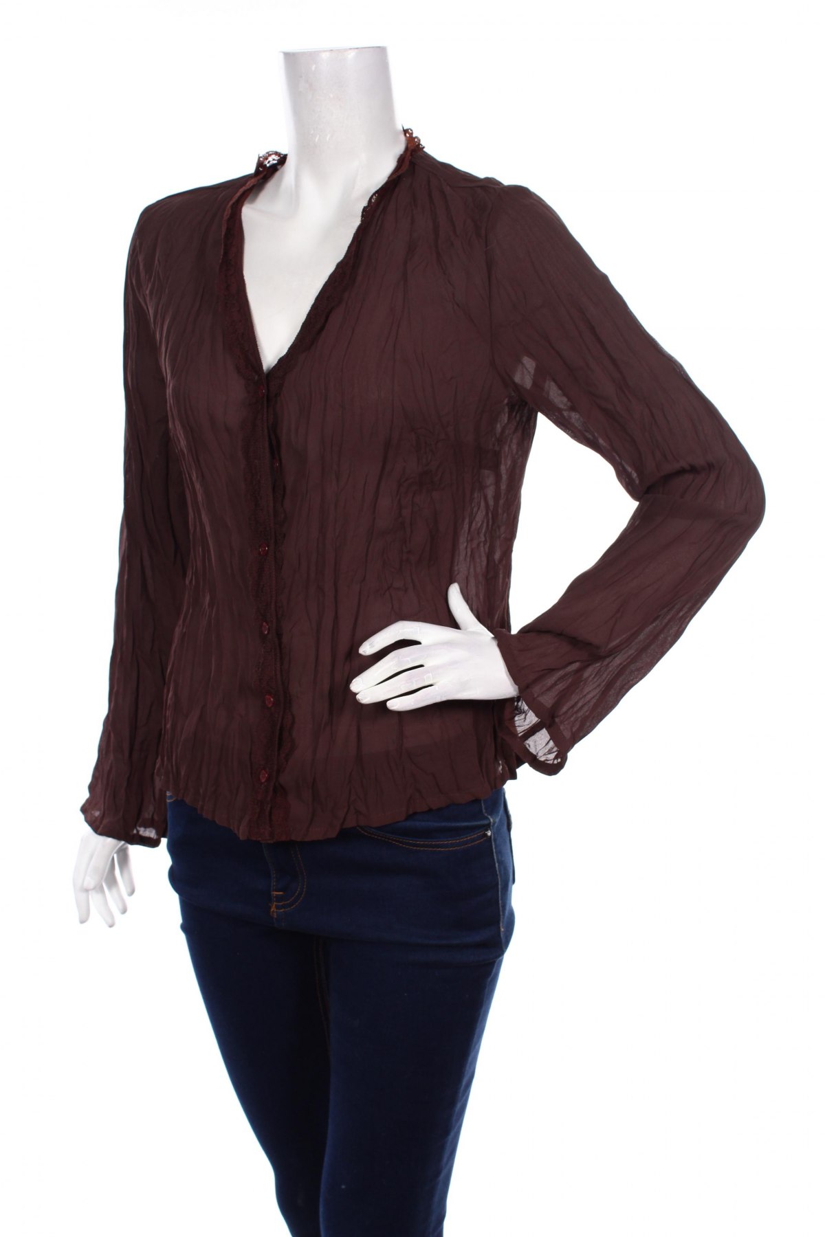 Γυναικείο πουκάμισο Canda, Μέγεθος M, Χρώμα Καφέ, Τιμή 16,70 €