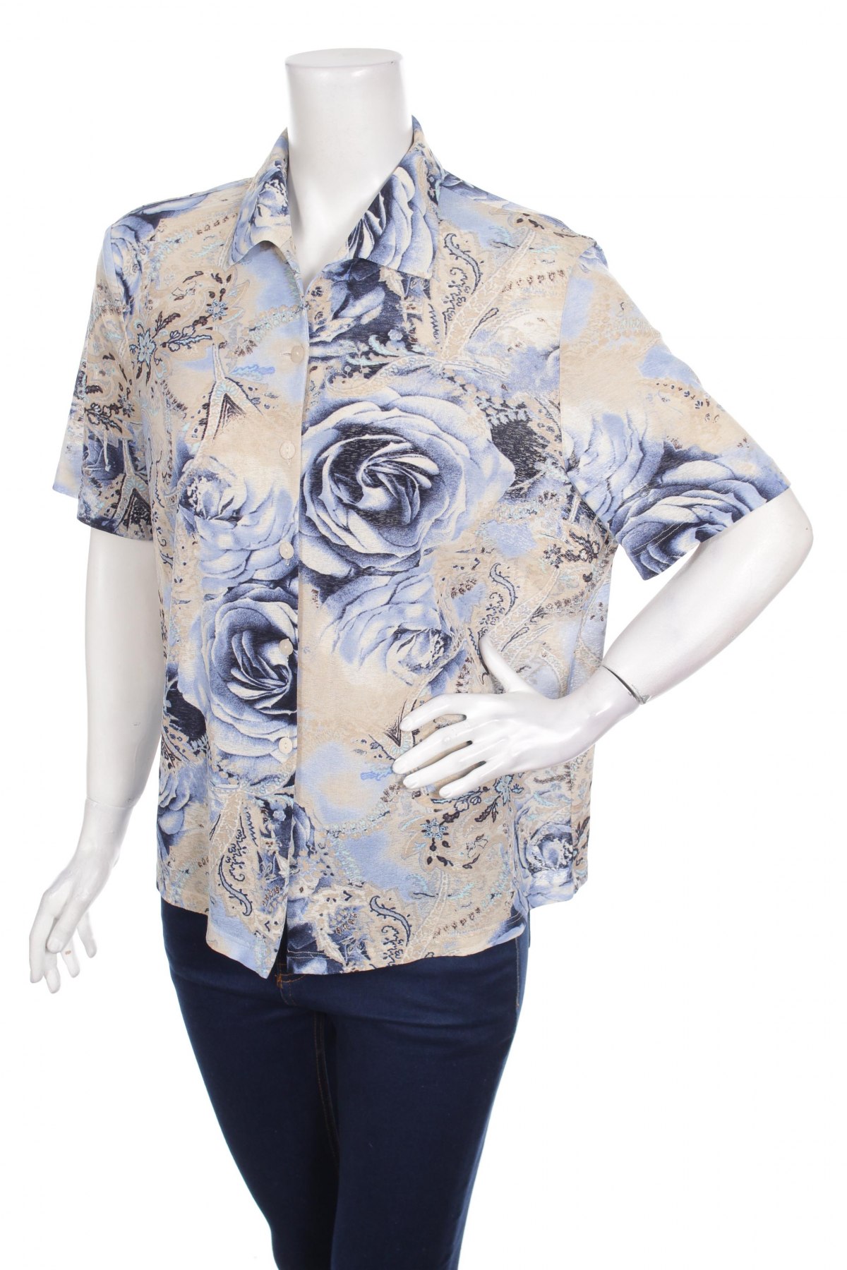 Γυναικείο πουκάμισο Canda, Μέγεθος XL, Χρώμα Πολύχρωμο, Τιμή 11,75 €