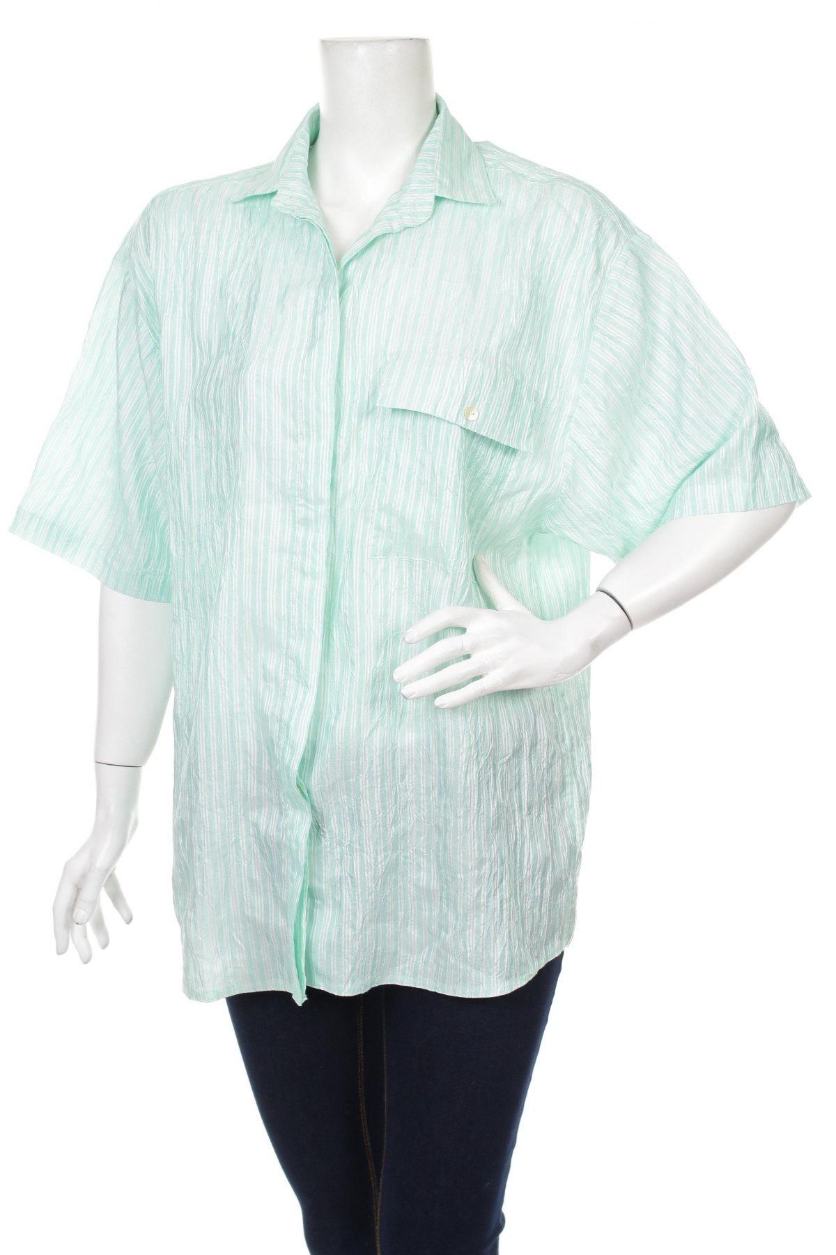Γυναικείο πουκάμισο Canda, Μέγεθος L, Χρώμα Πράσινο, Τιμή 14,34 €