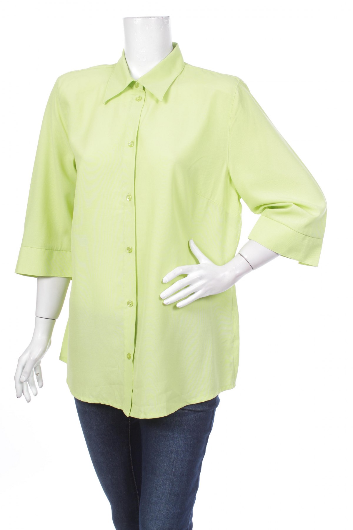 Γυναικείο πουκάμισο Canda, Μέγεθος XL, Χρώμα Πράσινο, Τιμή 17,53 €