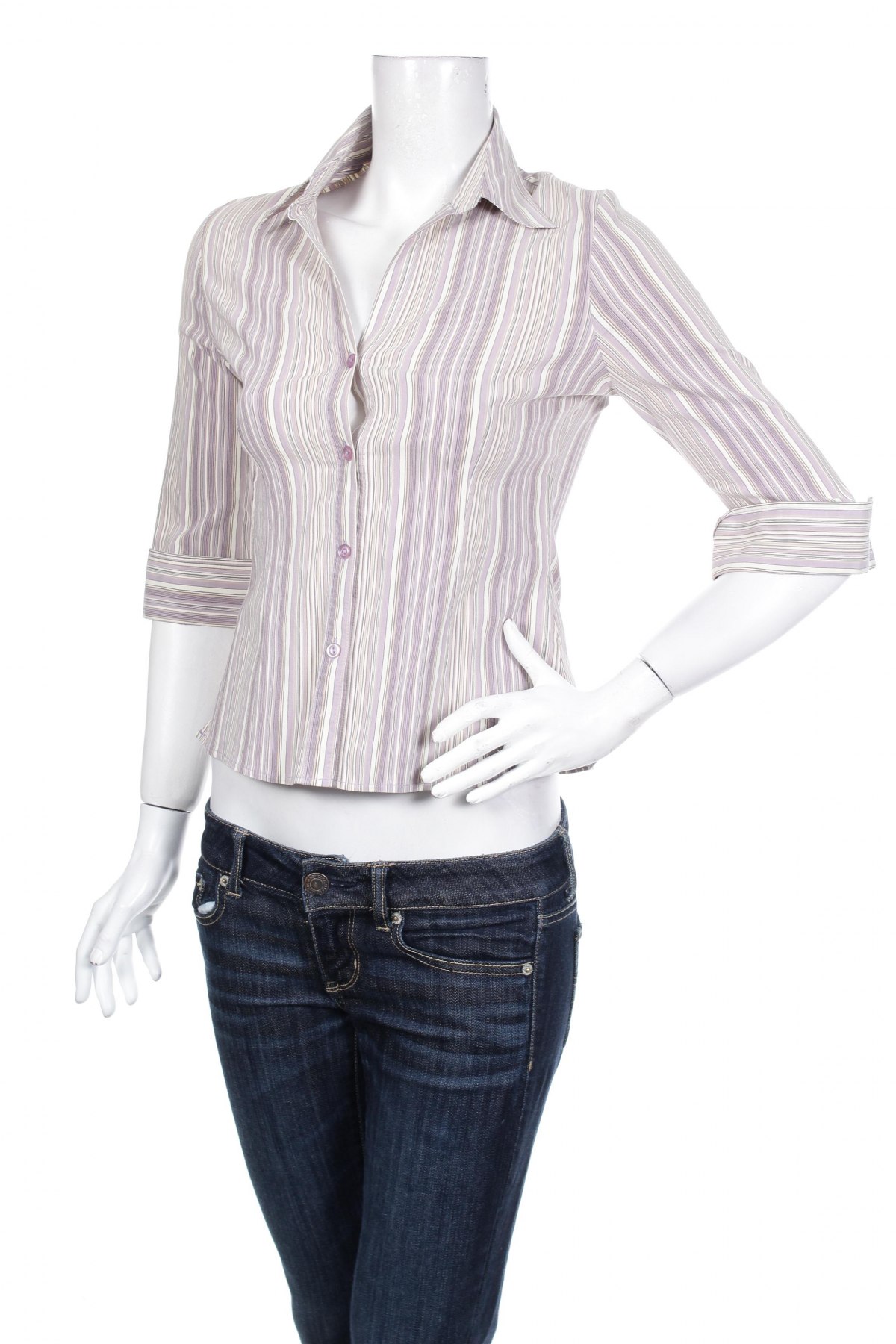 Γυναικείο πουκάμισο Clockhouse, Μέγεθος M, Χρώμα Βιολετί, Τιμή 15,46 €