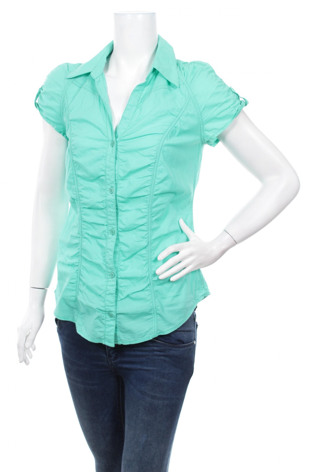 Γυναικείο πουκάμισο Colours Of The World, Μέγεθος M, Χρώμα Πράσινο, Τιμή 11,13 €