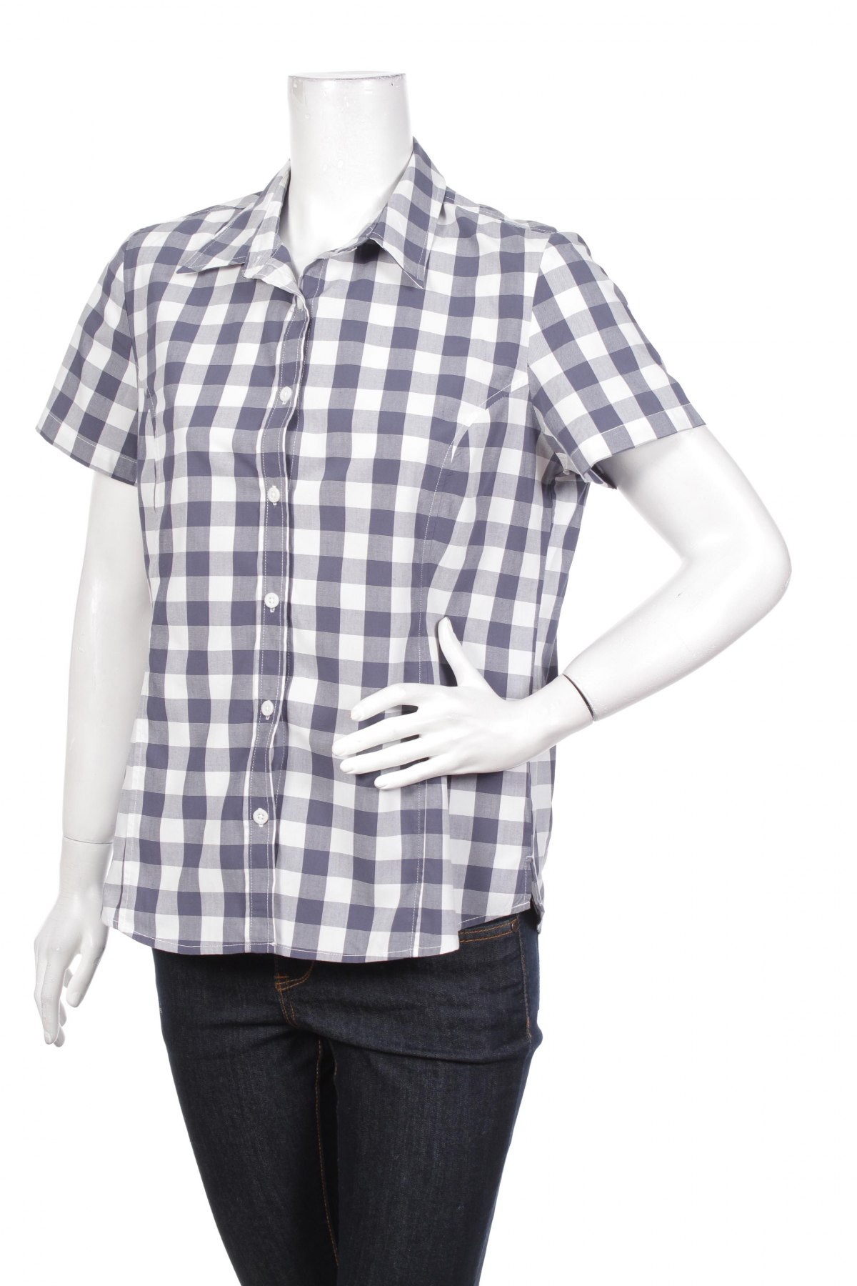 Γυναικείο πουκάμισο Crane, Μέγεθος M, Χρώμα Μπλέ, Τιμή 9,90 €