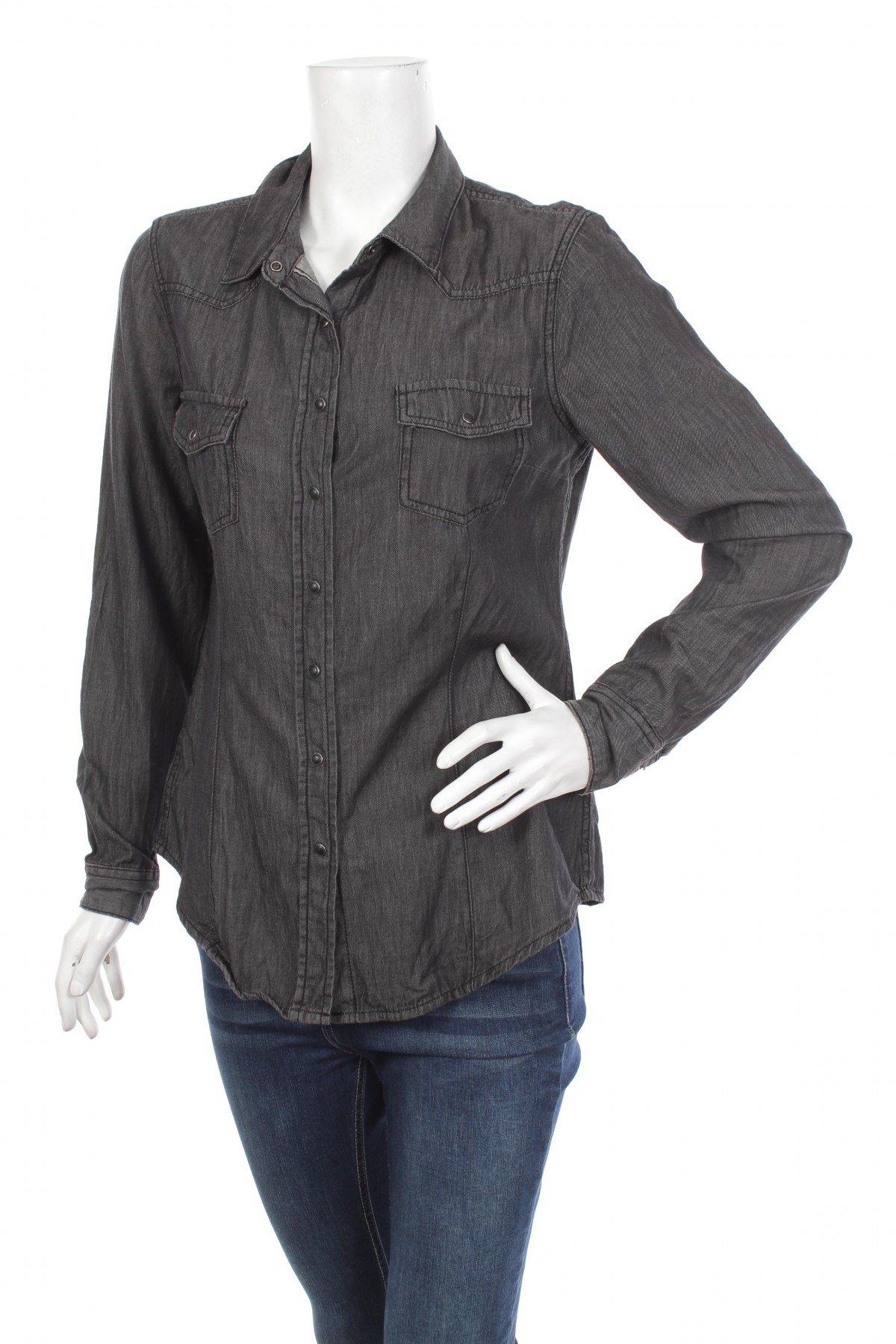 Γυναικείο πουκάμισο Esmara, Μέγεθος L, Χρώμα Μαύρο, Τιμή 16,70 €