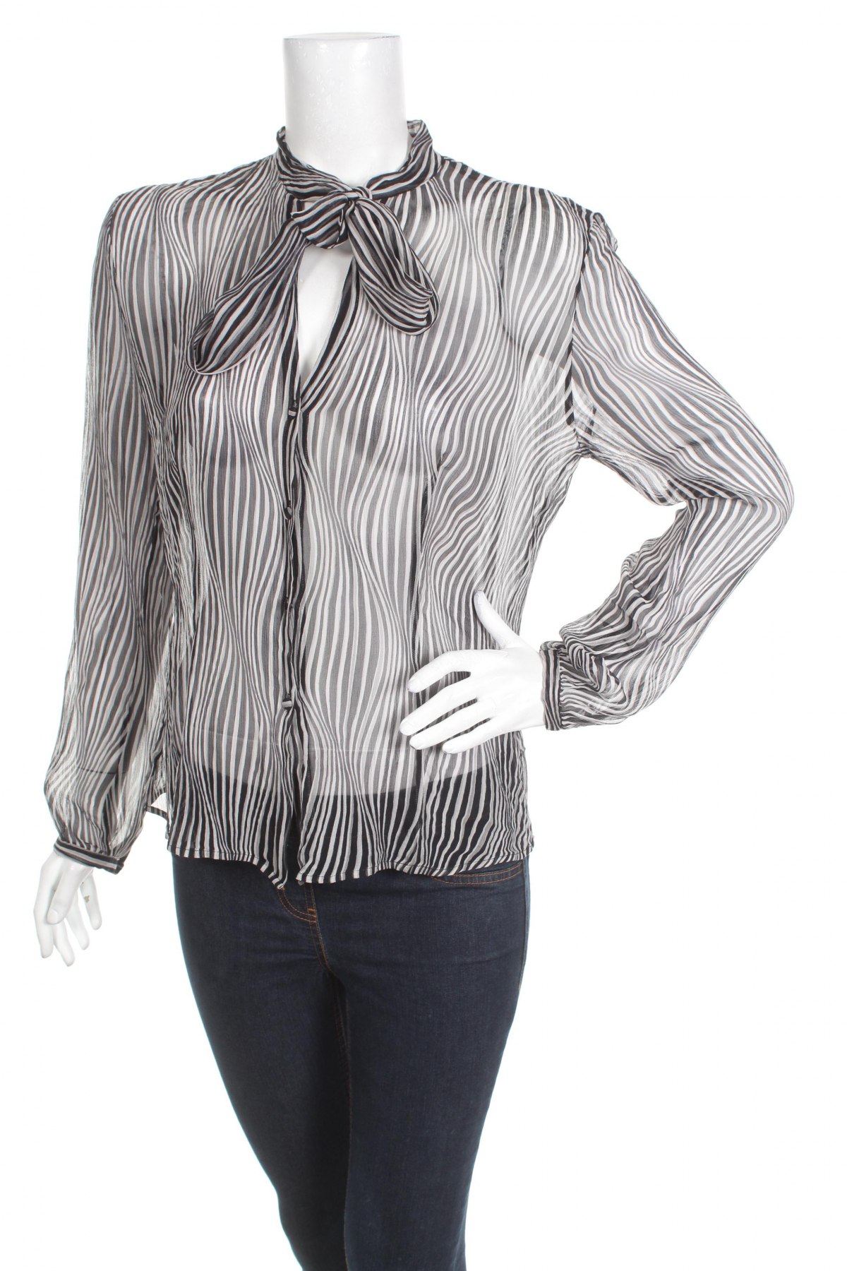 Γυναικείο πουκάμισο Esprit, Μέγεθος L, Χρώμα Γκρί, Τιμή 19,07 €