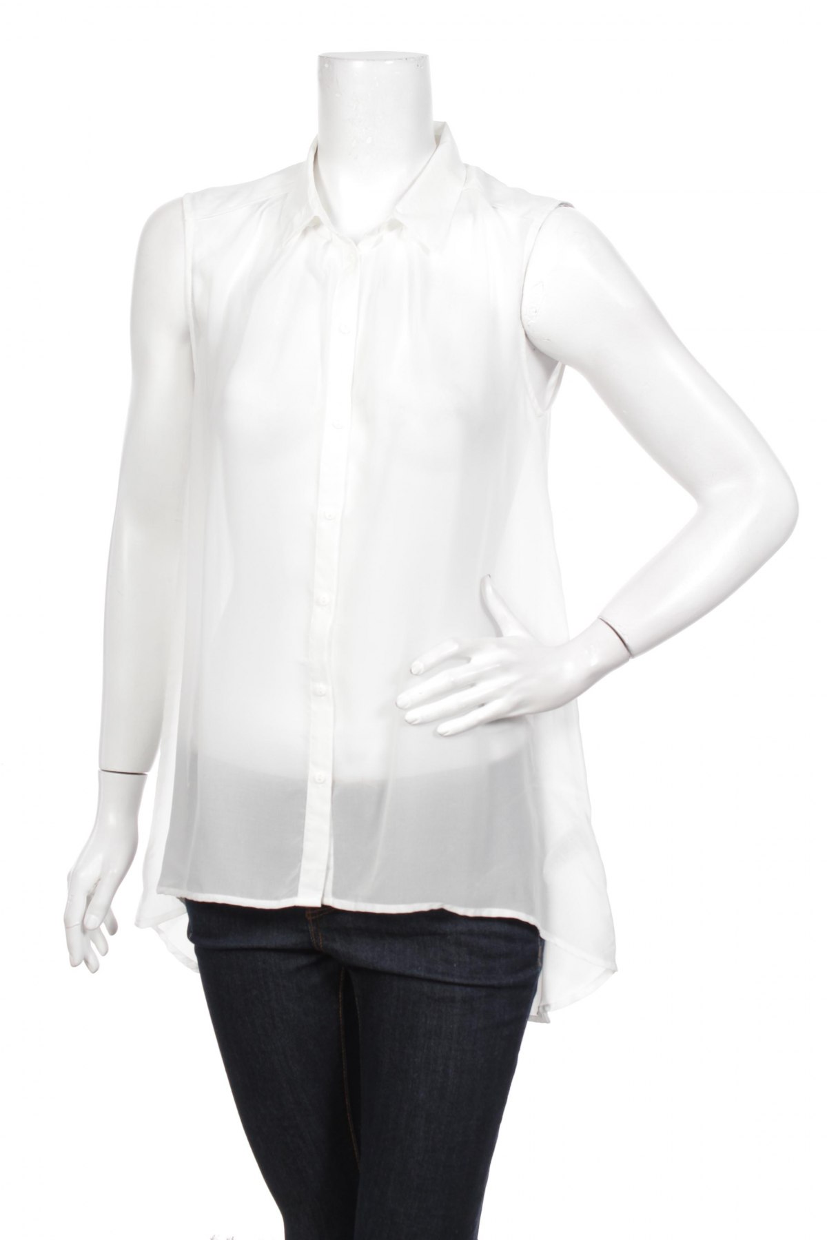 Γυναικείο πουκάμισο H&M, Μέγεθος L, Χρώμα Λευκό, Τιμή 11,34 €