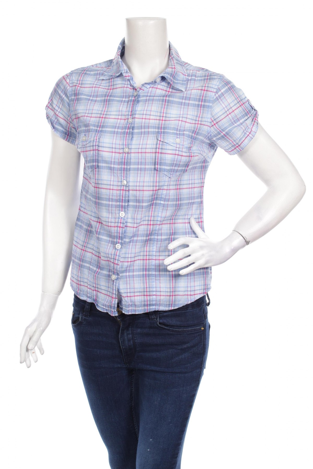 Γυναικείο πουκάμισο H&M L.o.g.g, Μέγεθος M, Χρώμα Πολύχρωμο, Τιμή 11,13 €