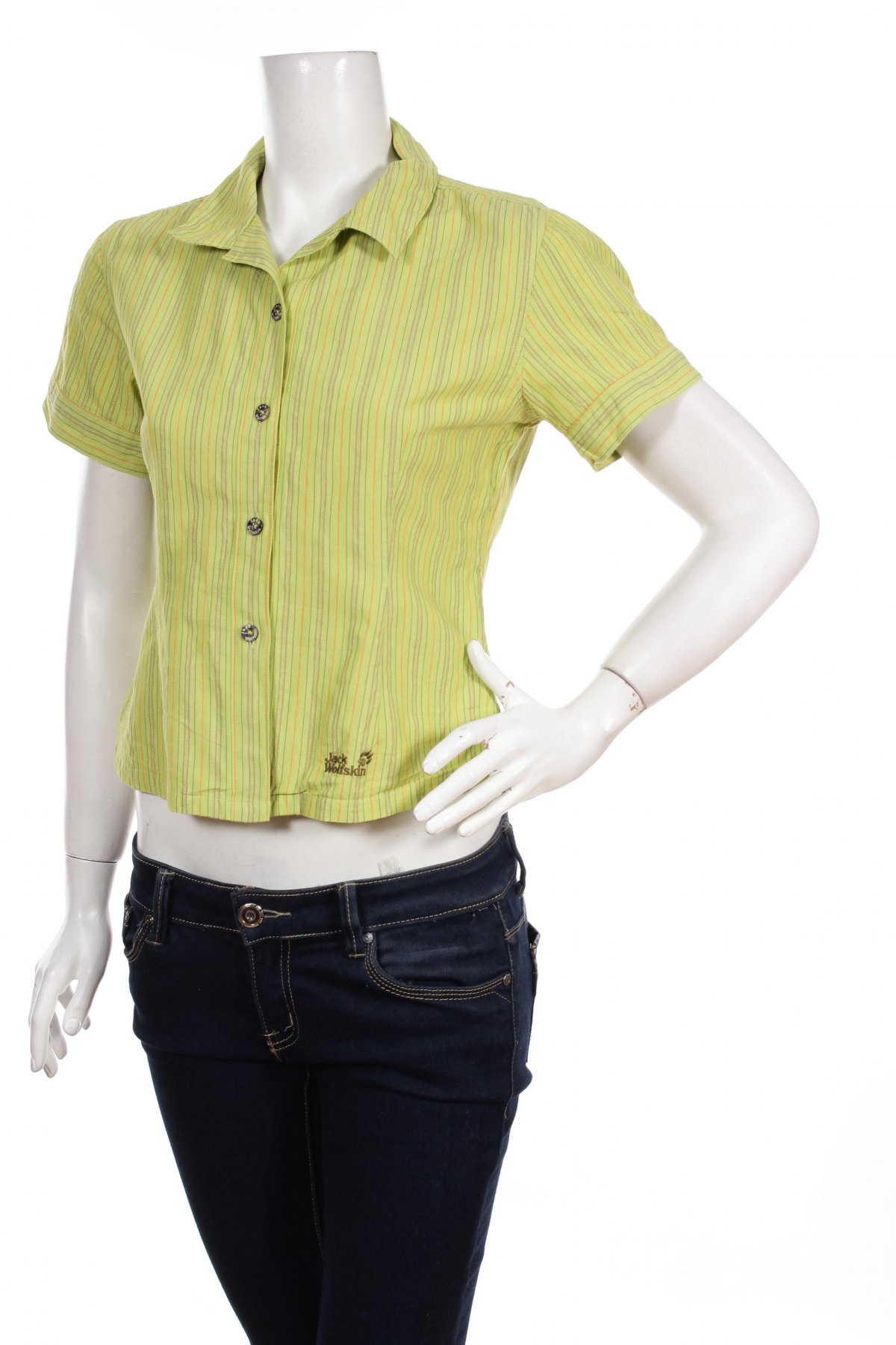 Γυναικείο πουκάμισο Jack Wolfskin, Μέγεθος M, Χρώμα Πράσινο, Τιμή 14,85 €