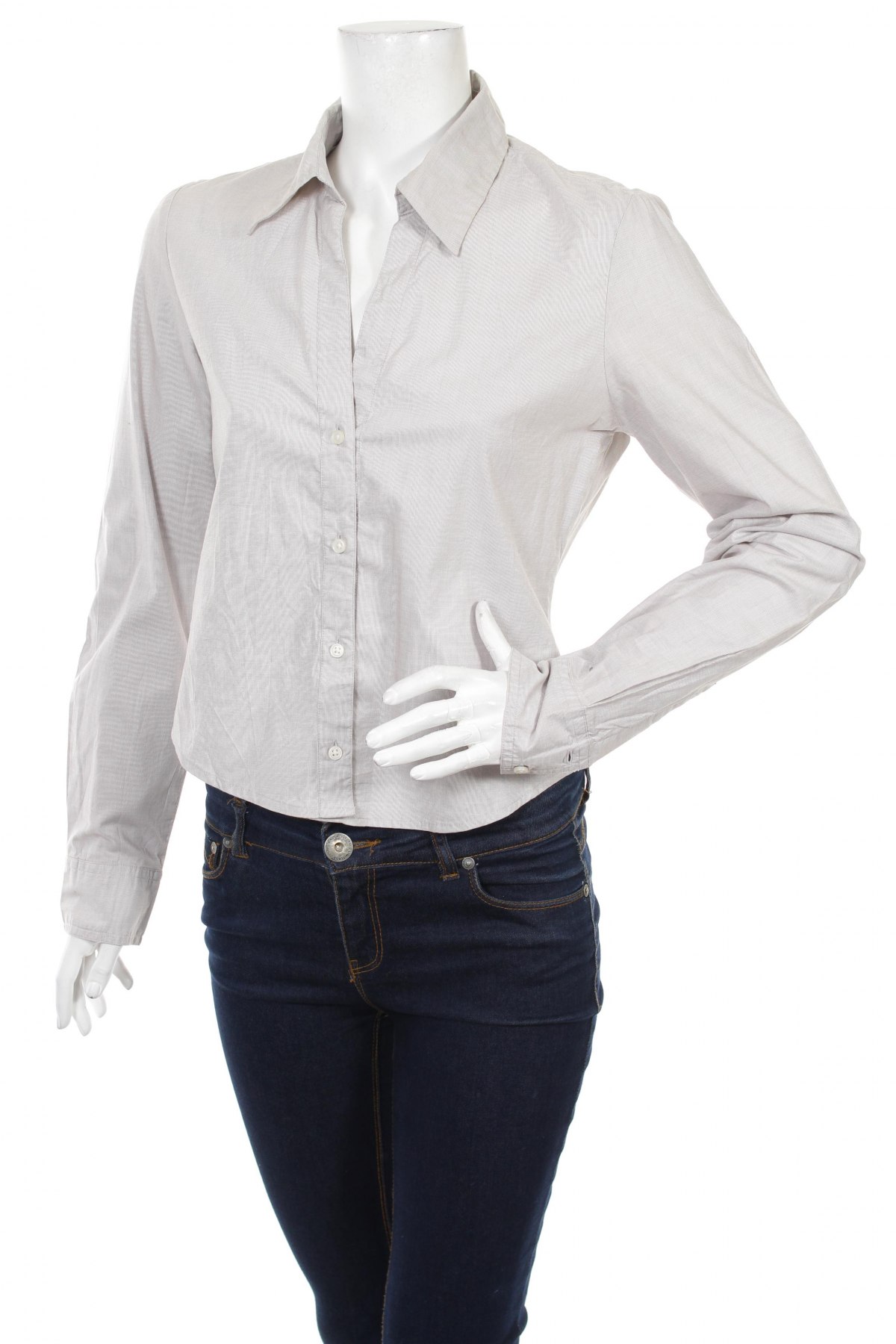 Γυναικείο πουκάμισο Mexx, Μέγεθος L, Χρώμα Γκρί, Τιμή 15,98 €