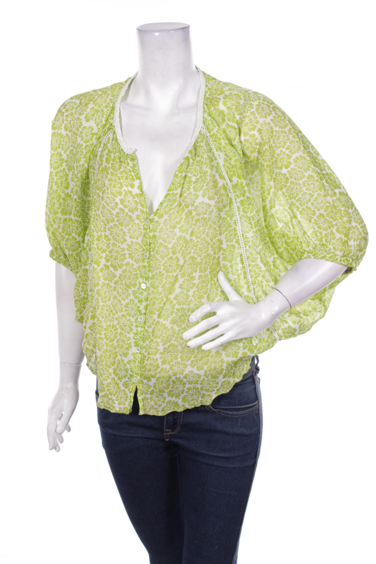 Γυναικείο πουκάμισο Noa Noa, Μέγεθος S, Χρώμα Πράσινο, Τιμή 26,60 €