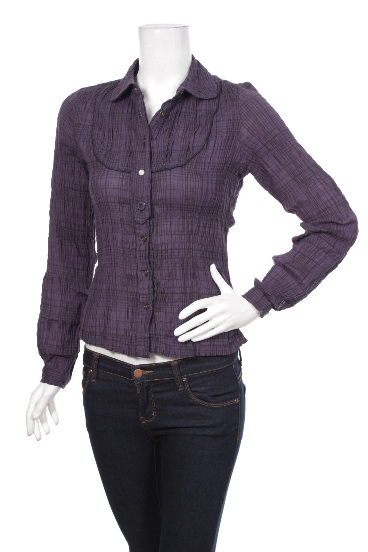 Γυναικείο πουκάμισο Only, Μέγεθος S, Χρώμα Βιολετί, Τιμή 15,46 €