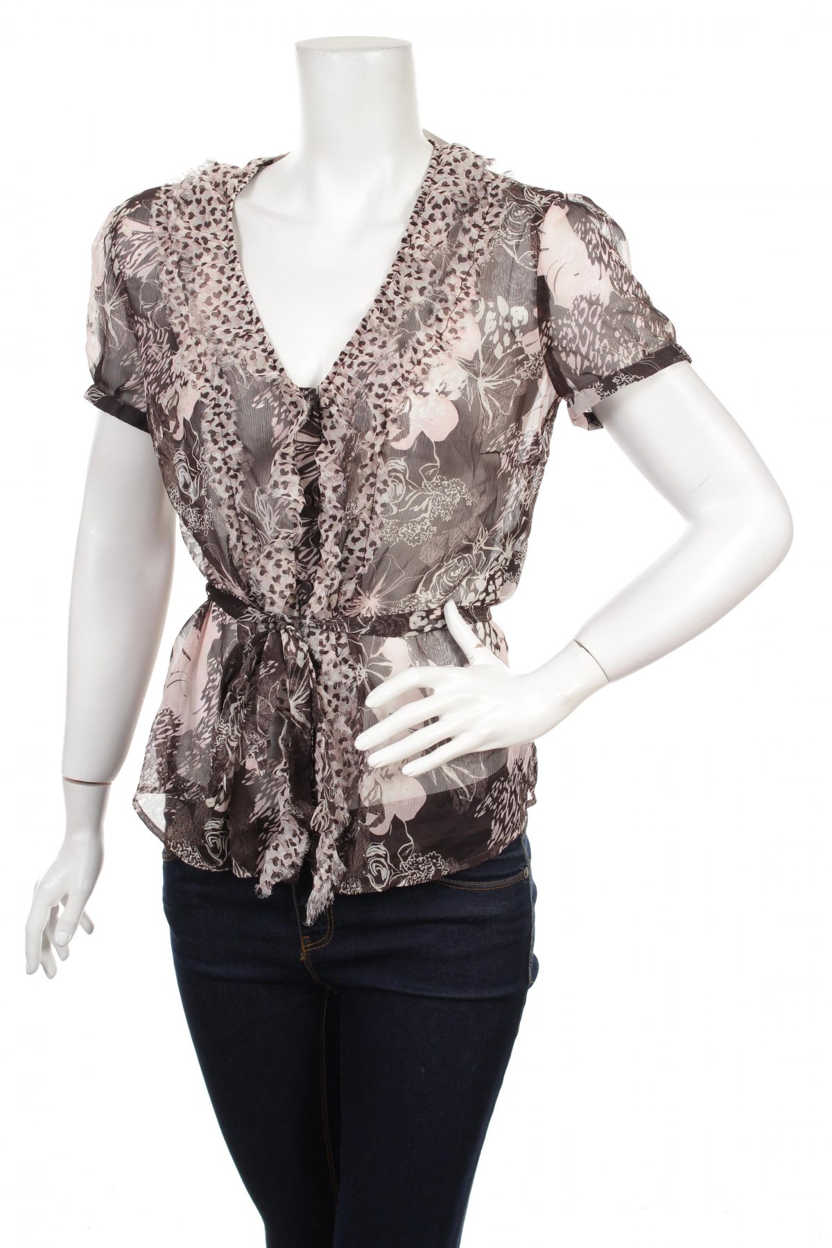 Γυναικείο πουκάμισο S.Oliver, Μέγεθος M, Χρώμα Πολύχρωμο, Τιμή 11,86 €