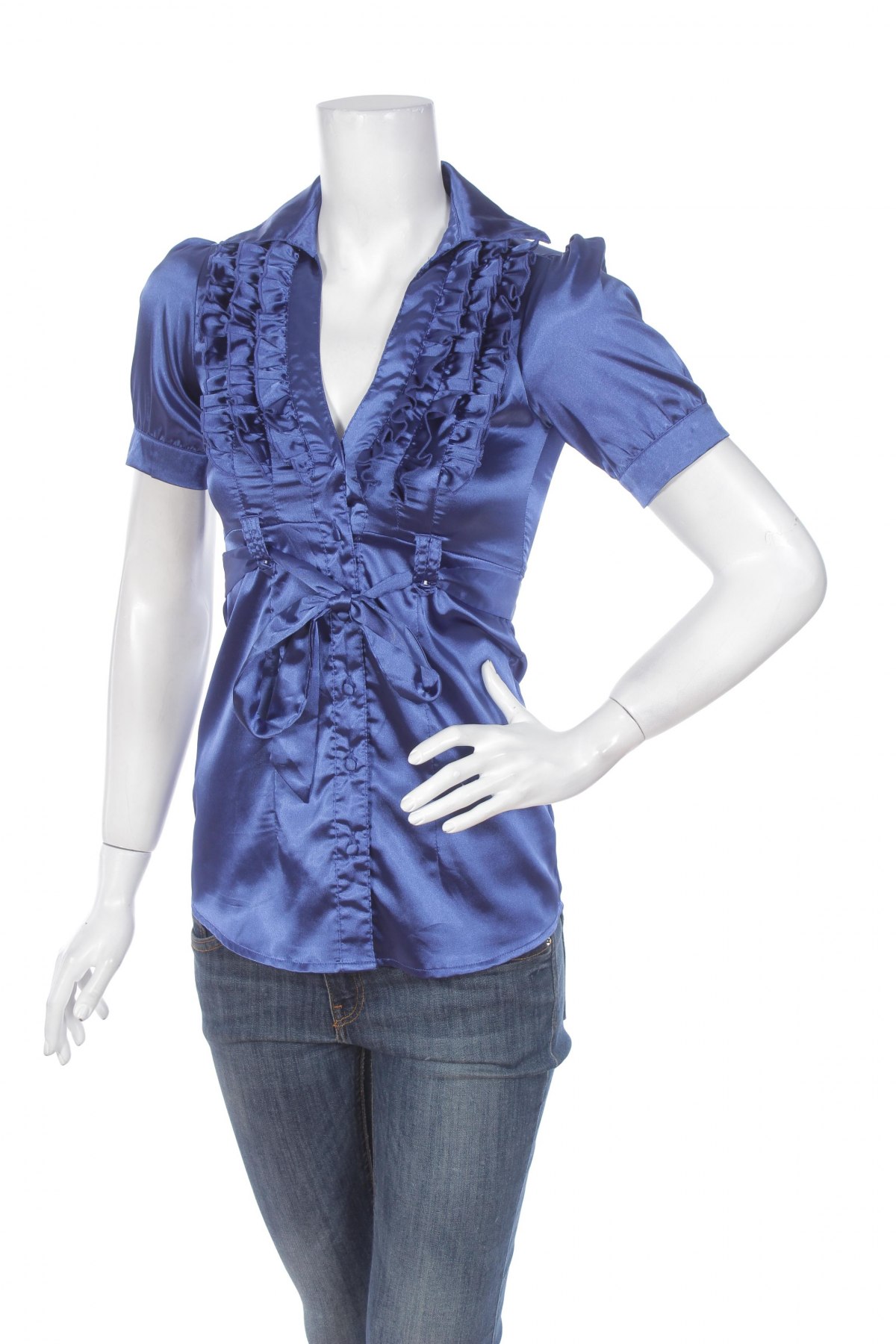 Γυναικείο πουκάμισο Seductions, Μέγεθος XS, Χρώμα Μπλέ, Τιμή 9,28 €