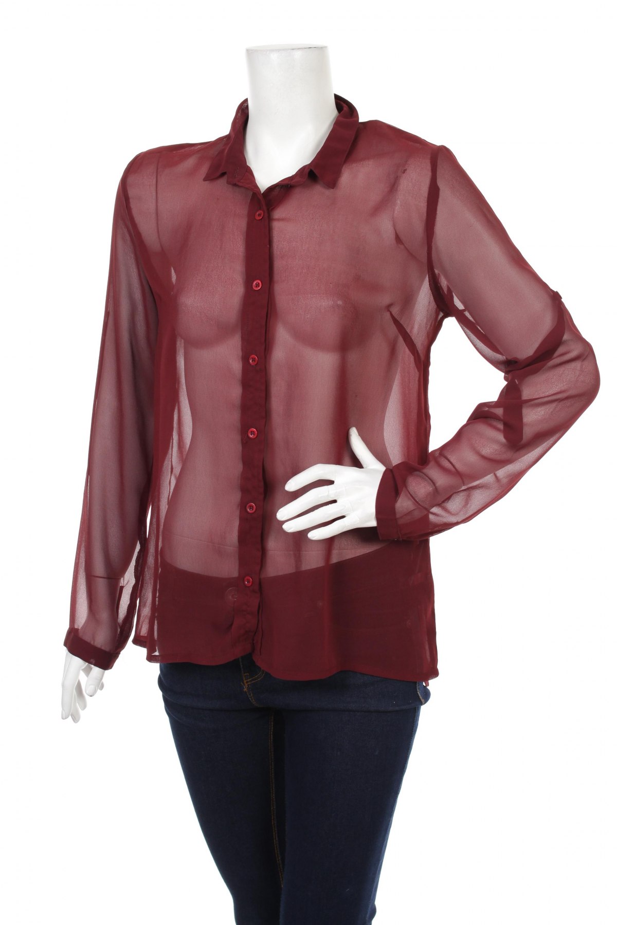 Γυναικείο πουκάμισο Sisters Point, Μέγεθος M, Χρώμα Κόκκινο, Τιμή 24,23 €