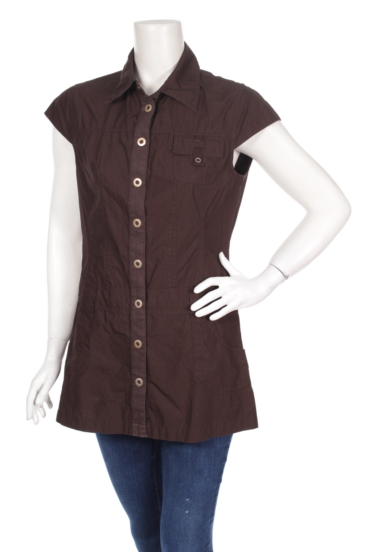 Γυναικείο πουκάμισο Street One, Μέγεθος M, Χρώμα Καφέ, Τιμή 11,13 €