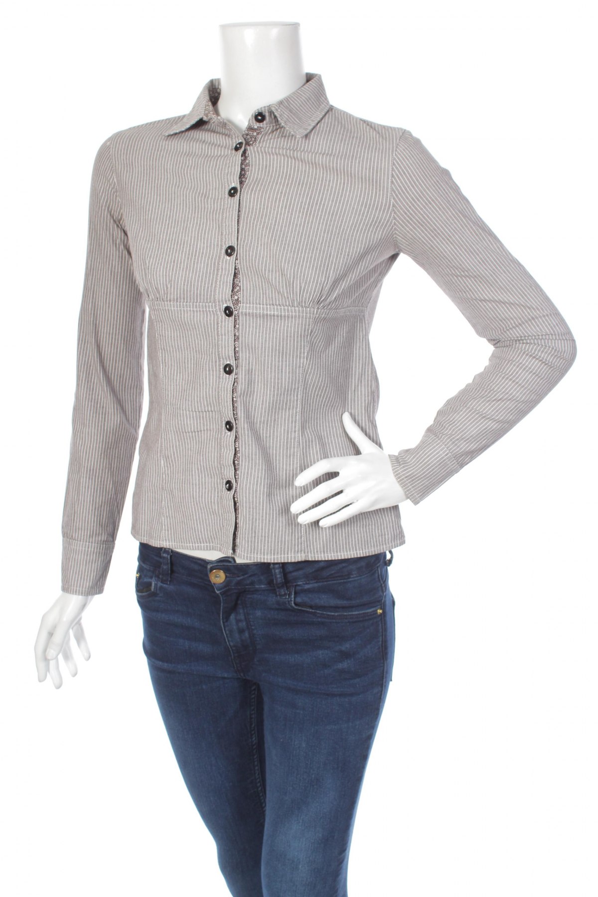 Γυναικείο πουκάμισο Terranova, Μέγεθος S, Χρώμα Γκρί, Τιμή 14,95 €
