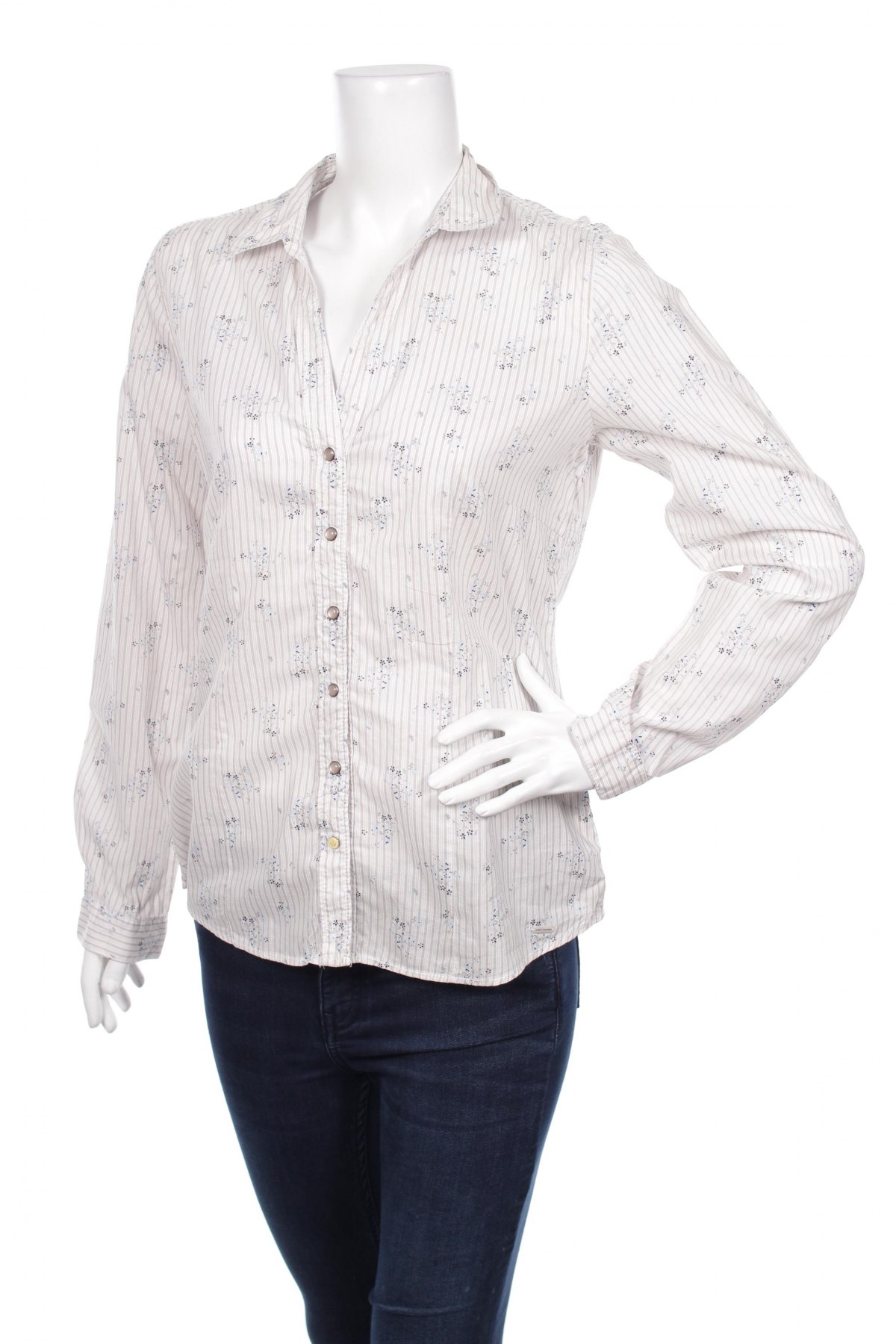 Γυναικείο πουκάμισο Tom Tailor, Μέγεθος M, Χρώμα Πολύχρωμο, Τιμή 25,26 €
