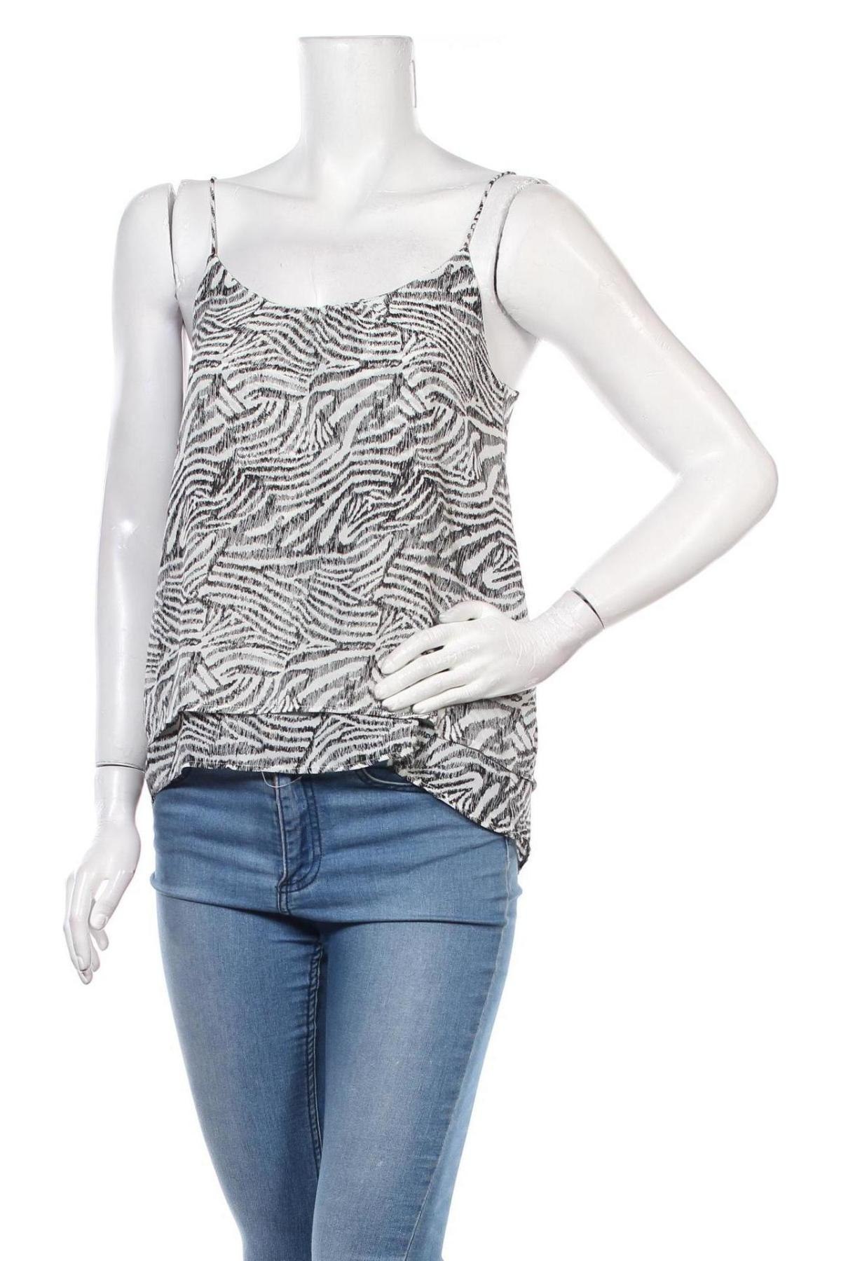 Γυναικείο αμάνικο μπλουζάκι H&M, Μέγεθος XS, Χρώμα Λευκό, Πολυεστέρας, Τιμή 8,17 €
