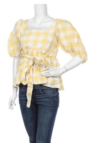 Дамска блуза NA-KD, Размер M, Цвят Жълт, Цена 3,45 лв.
