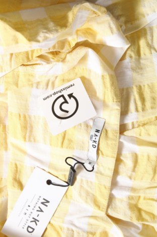 Дамска блуза NA-KD, Размер M, Цвят Жълт, Цена 69,00 лв.