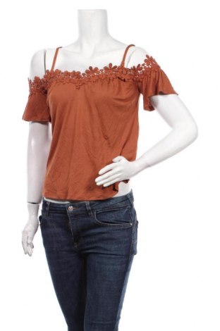 Дамска блуза Orsay, Размер XS, Цвят Кафяв, Цена 29,40 лв.