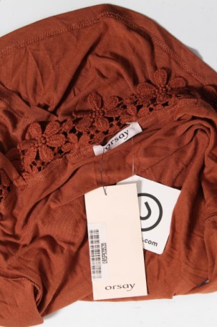 Дамска блуза Orsay, Размер XS, Цвят Кафяв, Цена 29,40 лв.