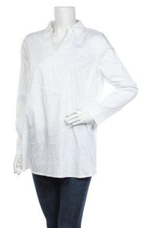 Дамска блуза Zero, Размер XL, Цвят Бял, 70% памук, 27% полиамид, 3% еластан, Цена 27,65 лв.
