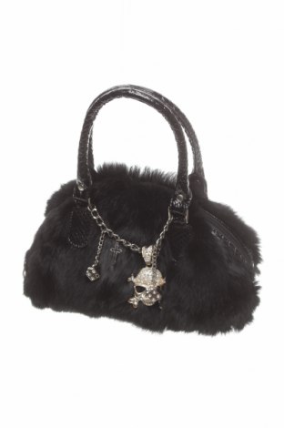 Dámska kabelka , Farba Čierna, Prírodná kožušina , Cena  46,32 €