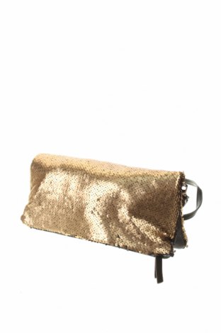 Γυναικεία τσάντα, Χρώμα Χρυσαφί, Κλωστοϋφαντουργικά προϊόντα, δερματίνη, Τιμή 27,77 €