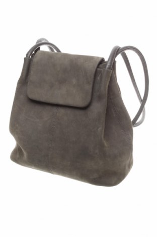Дамска чанта Esprit, Цвят Сив, Естествена кожа, Цена 83,60 лв.