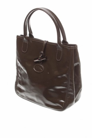Дамска чанта Longchamp, Цвят Кафяв, Естествена кожа, Цена 231,80 лв.