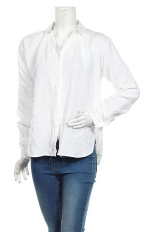 Γυναικείο πουκάμισο Weekend Max Mara, Μέγεθος M, Χρώμα Λευκό, Λινό, Τιμή 84,12 €