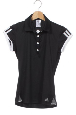 Damen T-Shirt Adidas, Größe XS, Farbe Schwarz, 100% Polyester, Preis 29,23 €