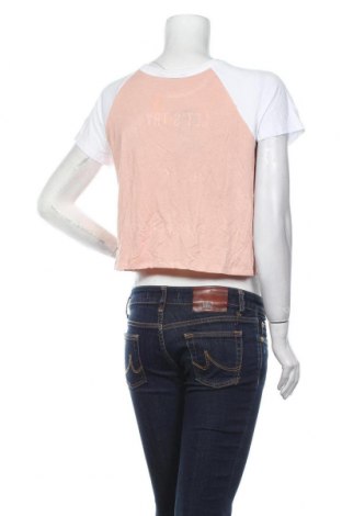 Γυναικείο t-shirt Jennyfer, Μέγεθος L, Χρώμα Ρόζ , 96% βισκόζη, 4% ελαστάνη, Τιμή 4,49 €