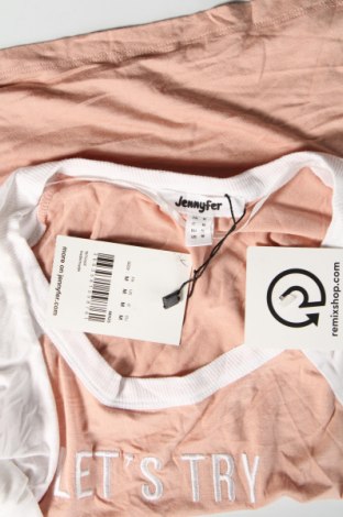 Γυναικείο t-shirt Jennyfer, Μέγεθος M, Χρώμα Ρόζ , 96% βισκόζη, 4% ελαστάνη, Τιμή 4,49 €