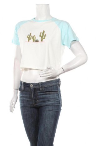 Γυναικείο t-shirt Trendyol, Μέγεθος L, Χρώμα Λευκό, 100% βαμβάκι, Τιμή 6,76 €