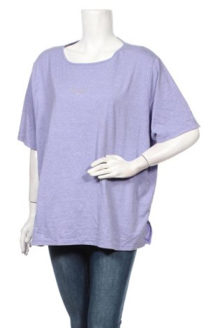 Γυναικείο t-shirt Trigema, Μέγεθος 3XL, Χρώμα Βιολετί, 50% βαμβάκι, 50% πολυεστέρας, Τιμή 19,74 €