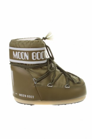 Cizme de damă Moon Boot, Mărime 37, Culoare Verde, Textil, Preț 959,71 Lei