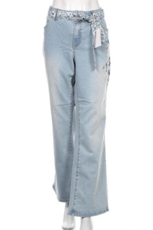 Damen Jeans Sheego, Größe XXL, Farbe Blau, 70% Baumwolle, 28% Polyester, 2% Elastan, Preis 25,52 €