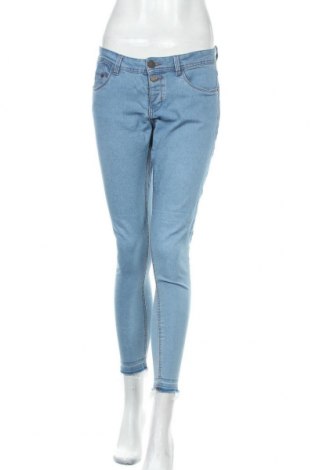 Damskie jeansy Terranova, Rozmiar L, Kolor Niebieski, 70% bawełna, 28% poliester, 2% elastyna, Cena 61,57 zł