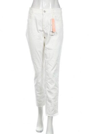 Дамски дънки Tom Tailor, Размер XL, Цвят Бял, 98% памук, 2% еластан, Цена 99,00 лв.