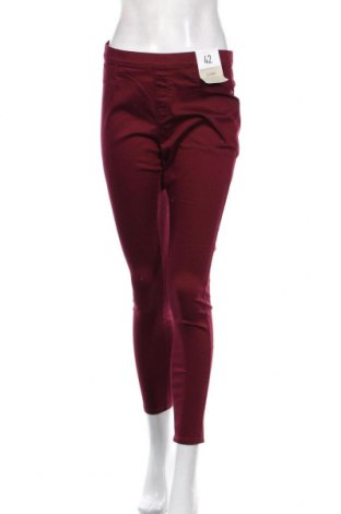 Damen Jeggings Denim Co., Größe L, Farbe Rot, 70% Baumwolle, 27% Polyester, 3% Elastan, Preis 26,69 €