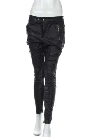 Γυναικείο παντελόνι δερμάτινο Zara Trafaluc, Μέγεθος L, Χρώμα Μαύρο, Δερματίνη, Τιμή 27,22 €