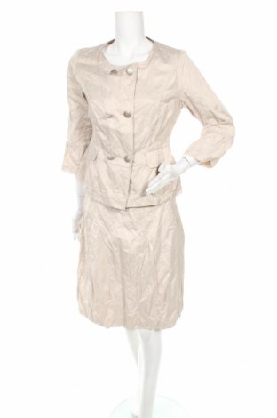 Damen Kostüm Monnari, Größe L, Farbe Beige, 91% Polyester, 9% Metallfasern, Preis 38,97 €