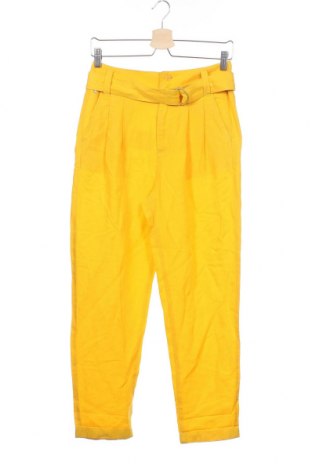 Dámské kalhoty  Bonobo, Velikost XS, Barva Žlutá, 69% lyocell, 31% len, Cena  530,00 Kč