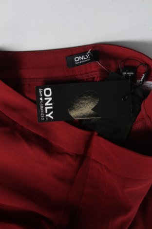 Дамски панталон ONLY, Размер S, Цвят Червен, Цена 72,00 лв.
