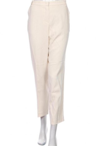 Γυναικείο παντελόνι Rene Lezard, Μέγεθος L, Χρώμα Εκρού, 76% ασετάτ, 21% βισκόζη, 3% ελαστάνη, Τιμή 22,21 €